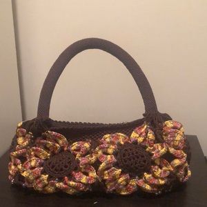 Handmade crochet handbag